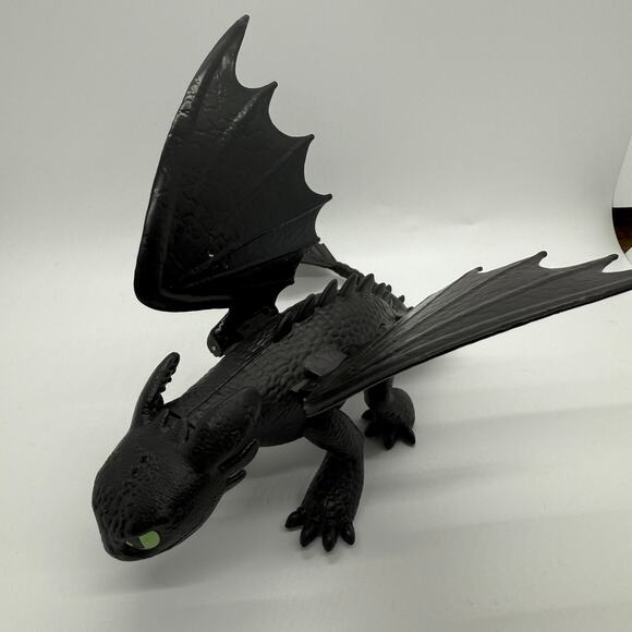 How To Train Your Dragon Action Figures Lot Toothless Night Fury Httyd Toy - Picture 3 of 7